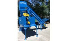 Andela - Model GP-MegaMini (GP-MM) - Glass Pulverizer/Screener with Infeed Conveyor