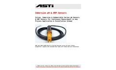 ASTI - Inline, Immersion & Submersible Series pH Sensors & ORP Sensors - Brochure