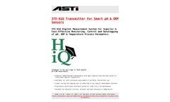 ASTI - Model 3TX-HiQ - Transmitter for Smart pH & ORP Sensors - Brochure