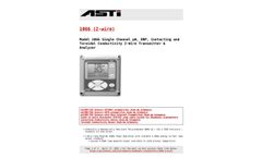 ASTI - Model 1066 - Single Channel pH, ORP, Contacting and Toroidal Conductivity 2-Wire Transmitter & Analyzer - Brochure