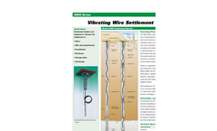 Geokon - Model 4600 (M) -VW - Subsurface Settlement Sensor Brochure