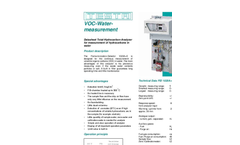Testa - Model FID 1020A+E - Total Hydrocarbon Analyzer Brochure