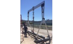 eme - Model 16500 - 7.5 Ton Aluminum Gantry Crane