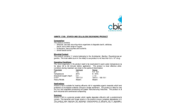 Amnite - C100 - Starch And Cellulose Degrading (Composting) Product Data Sheet