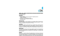 Amnite - C350 - Complex Carbohydrates and Sugars Degrading Product (With Added Growth Supplements) Data Sheet