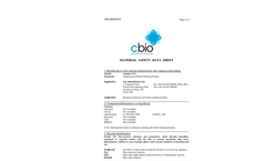 Amnite N500 - Ammonia and Nitrite Oxidation Product - MSDS