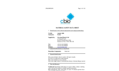 Amnite S200 - Organic Solids Digester And Deodouriser (Ecoloo) - MSDS