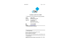 Amnite AG100 - Pond Regeneration Product MSDS