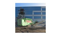 Construction & demolition (C&D) debris shredding