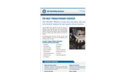 SSI PRI-MAX - Model PR-6600 - Heavy Duty Low Speed High Torque Industrial Primary Shredder Brochure