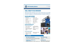 Dual-Shear - Model M120 - Two Shaft Shredder Brochure