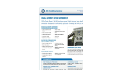 Dual-Shear - Model M160 - Two Shaft Shredder Brochure