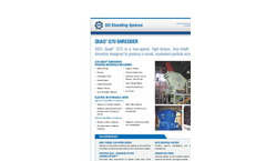 SSI Quad - Model Q70 - Four Shaft Waste Rotary Shear Shredder Brochure