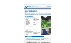 SSI Quad - Model Q85 - Four Shaft Waste Rotary Shear Shredder Brochure