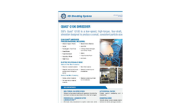SSI Quad - Model Q100 - Four Shaft Waste Rotary Shear Shredder Brochure