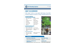 SSI Quad - Model Q140 - Four Shaft Waste Rotary Shear Shredder Brochure