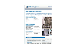 Dual-Shear - Model M70 - Two Shaft Waste Shredder Brochure
