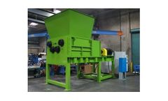 SSI Quad - Model Q140 - Four Shaft Waste Rotary Shear Shredder