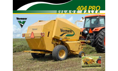 Vermeer - Model 404 Pro - Silage Baler Brochure