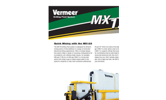 Vermeer - MX125 - Mixing System Brochure