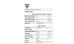 Vermeer - HG4000TX - Self-Propelled Horizontal Grinder Specifications
