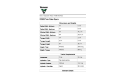 Vermeer - R2800 - Twin Rake Specifications