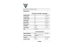 Vermeer - TM600 - Rebel Series Trailed Mower Specifications
