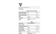 Vermeer - CT616 - Compost Turner Specifications
