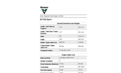 Vermeer - BC1500 - Tier 3 Brush Chipper Specifications