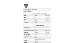 Vermeer - SC60TX - Self-Propelled Stump Cutter Specifications