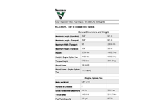 Vermeer - WC2300XL - Tier 4i (Stage IIIB) for Whole-Tree Chipper Specifications