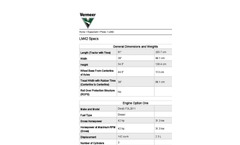 Vermeer - LM42 - Plow/Trencher with Optional Attachments Specifications