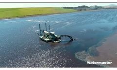 Cellulose Aeration Lagoon Dredging Project in Chile - Watermaster Amphibious Multipurpose Dredger - Video