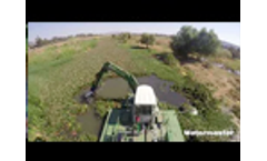 Removing Invasive Water Hyacinth from a River In Mexico With the Multipurpose Watermaster Dredger - Video