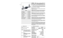 Cetop - Model AD3XD Series - Valves and Blocks - Directional Control - Technical Datasheet