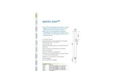 spectro::lyser for Waste Water Datasheet