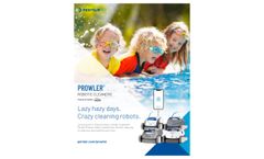 Prowler - Model 910 - Deep Cleaning Robotic Pool Cleaner for Aboveground Pools - Brochure
