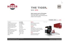 Heger Tiger - Model BOX - Mobile Compaction Systems for EPS - Brochure