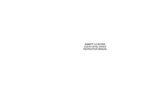 Magnetic Liquid Gauge Owners Manual