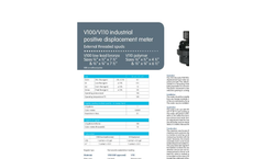 Model V100 / V110 - Cold Water Meters Brochure