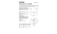 Mass Aritma - Model MAN 3110 - Circular Type Sand Trap - Brochure