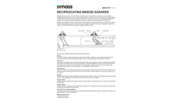 Mass Aritma - Model MAN 4110 - Rectangular Linear Scrapers - Brochure