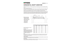 Mass Aritma - Model MAN 5210 - Horizontal National Aerators - Brochure