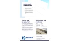 Noardling Hubert - Static Coarse Screen - Brochure