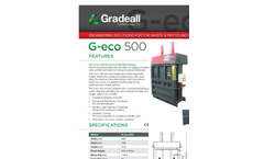 G-eco - Model 500 - Vertical Mill Sized Baler Brochure