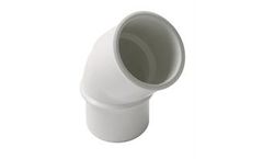 Nicoll - Elbow at 45 ° Male / Female White Range