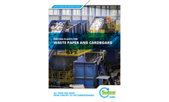 Sorting Plant for Waste Paper and Cardboard