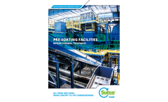 Pre-sorting facilities before thermal treatment