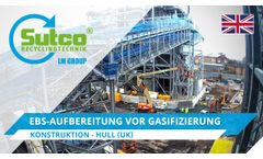 Mechanical pre-treatment plant and fuel conveying system. Hull (UK). Sutco® UK