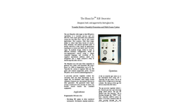 HumiSys - Model LF - Low Flow Relative Humidity Generators Brochure